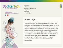 Tablet Screenshot of dochterenzn.nl